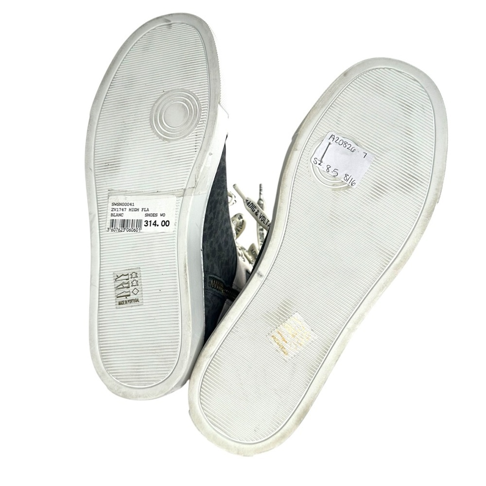 Zadig & Voltaire ZV1747 High Flash Sneakers Size 39 - Picture 9 of 10